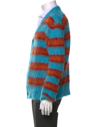 Marni Striped V-Neck Cardigan