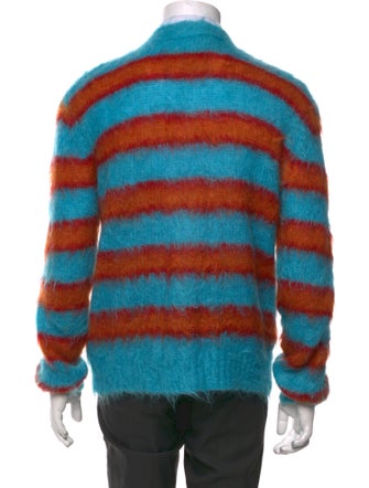 Marni Striped V-Neck Cardigan