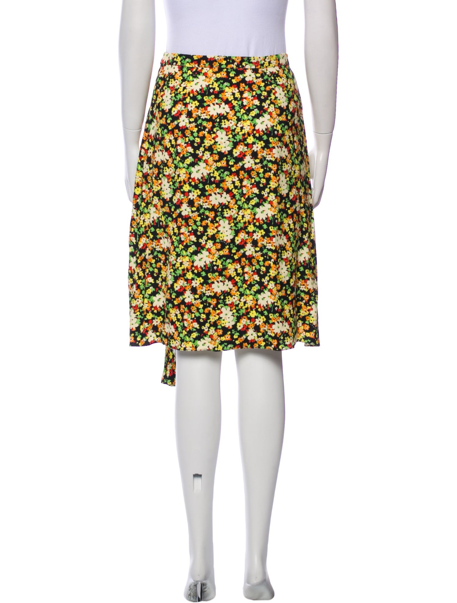Marni Floral Print Knee-Length Skirt