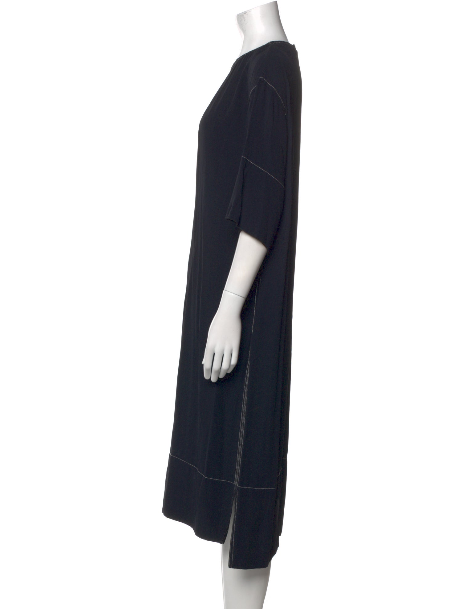Marni Crew Neck Midi Length Dress