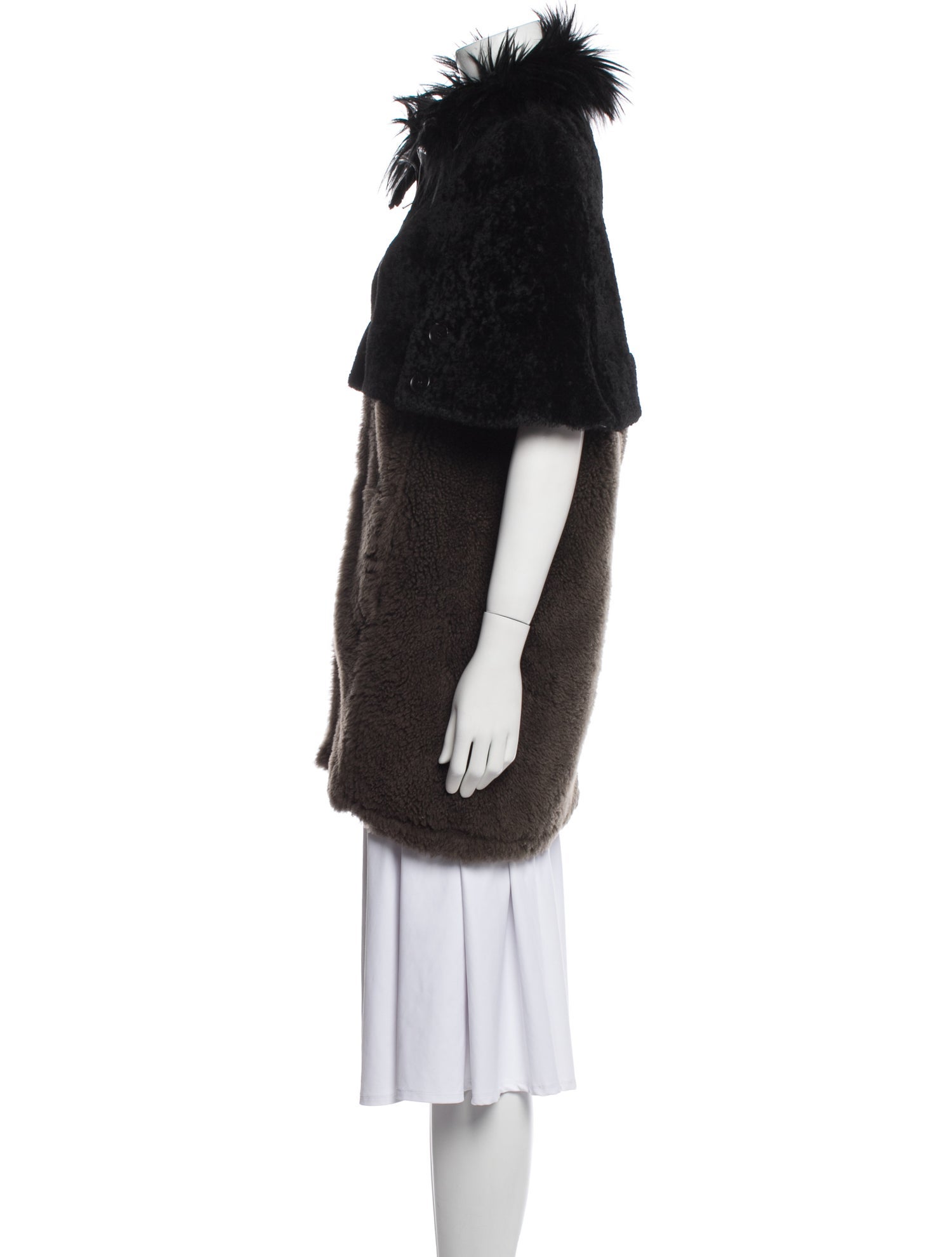 Marni Shearling Faux Fur Jacket