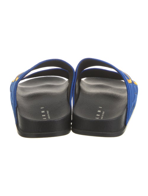 Marni Printed Embroidered Accent Slides