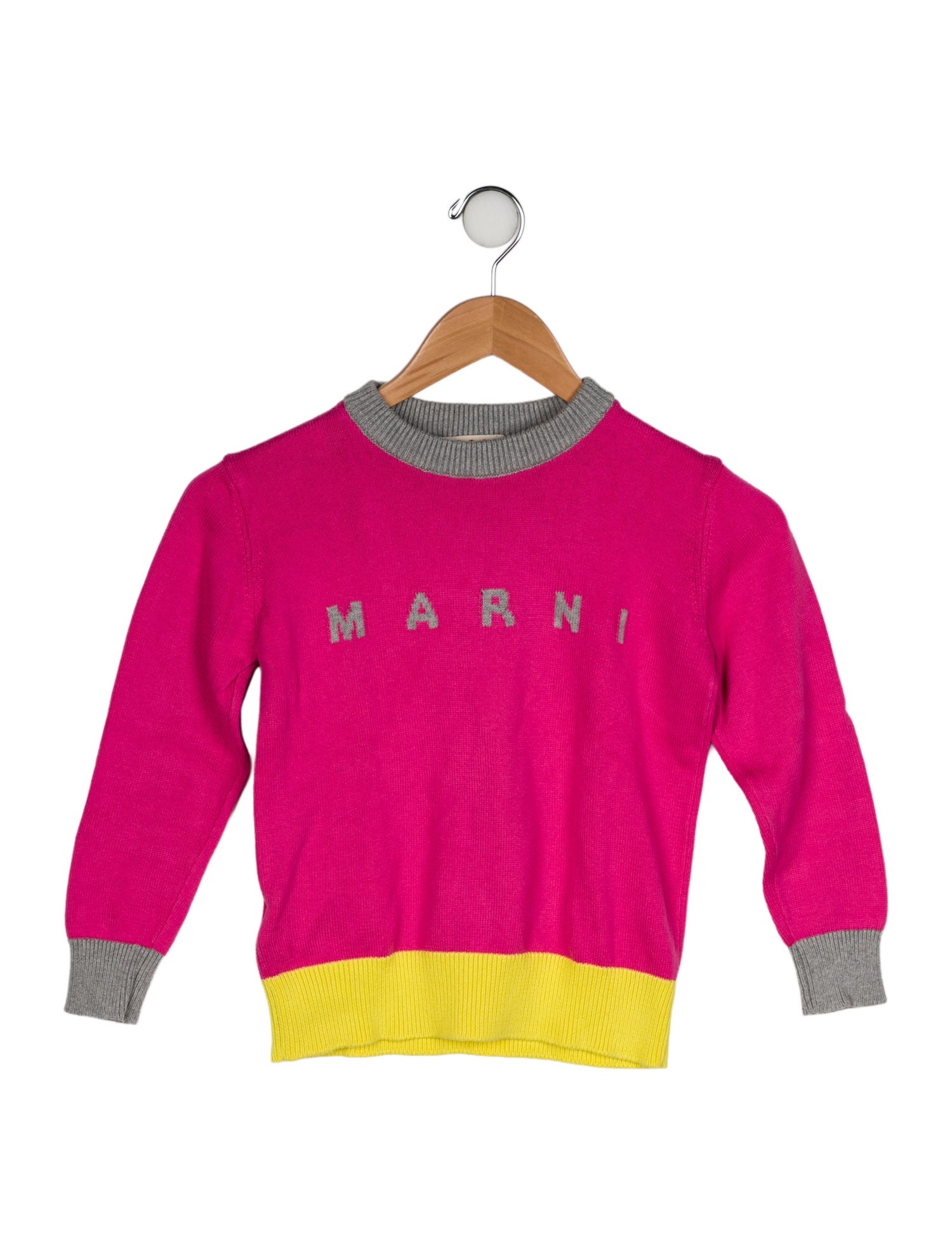 Marni Graphic Print Crewneck Sweater
