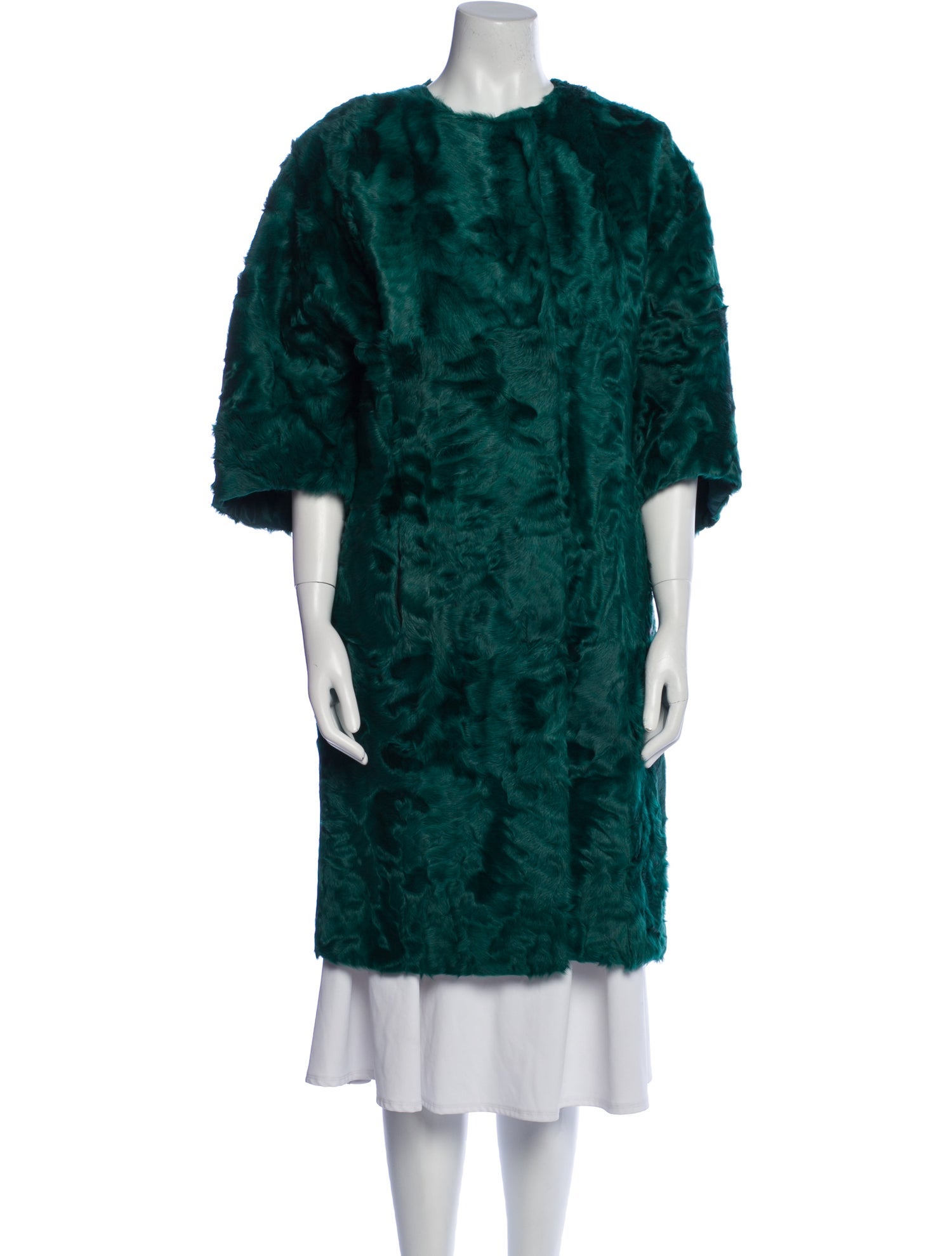 Marni Printed Faux Fur Coat