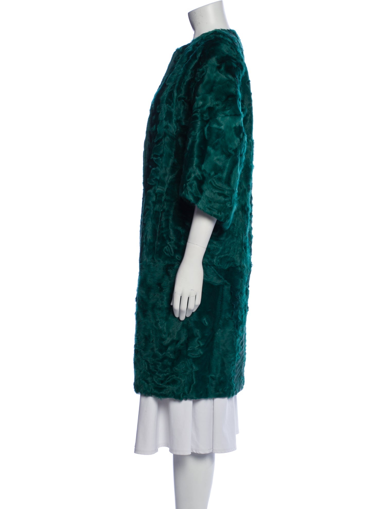 Marni Printed Faux Fur Coat