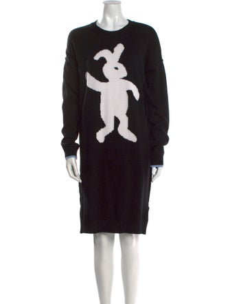 Marni Graphic Print Knee-Length Dress