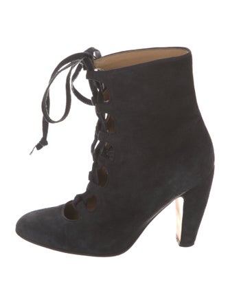 Marni Suede Lace-Up Boots
