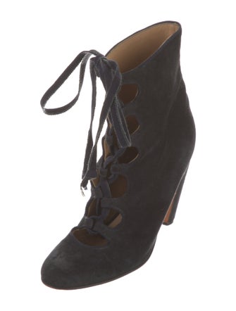 Marni Suede Lace-Up Boots
