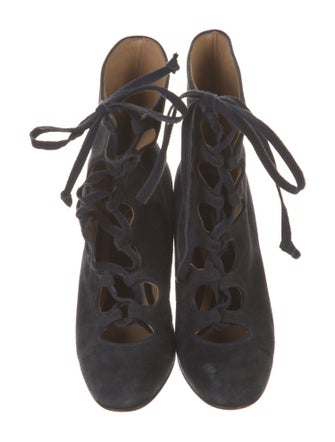 Marni Suede Lace-Up Boots