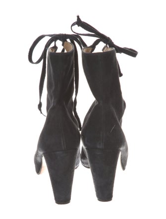 Marni Suede Lace-Up Boots