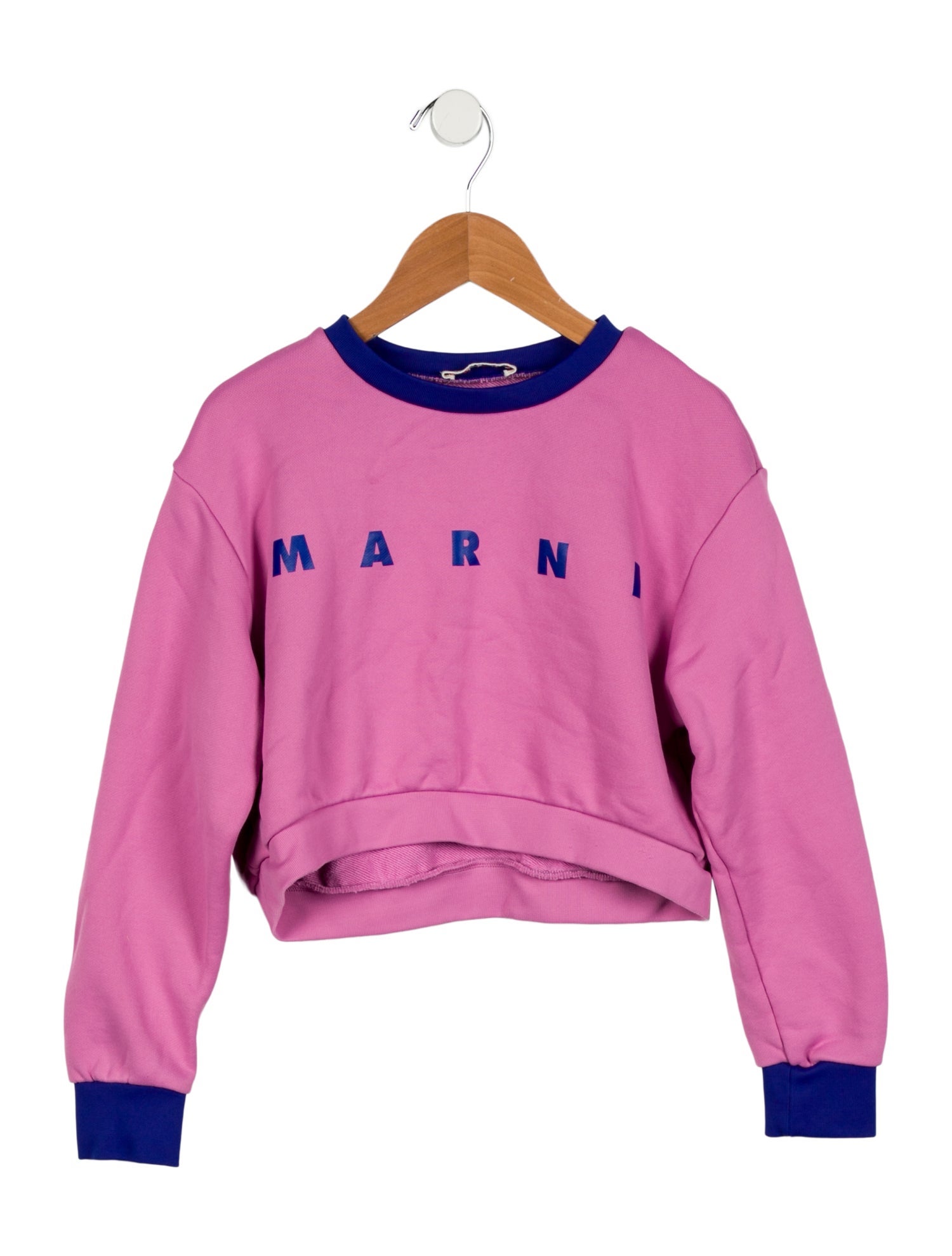 Marni Girls' Logo Print Long Sleeve Sweatshirt