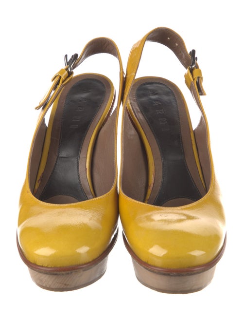 Marni Patent Leather Slingback Pumps