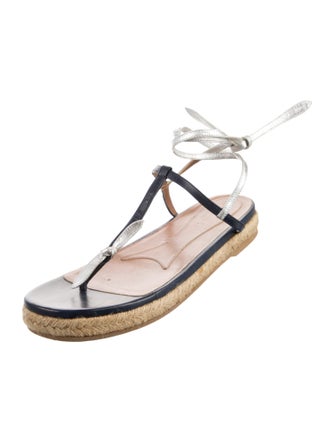 Marni Leather T-Strap Sandals