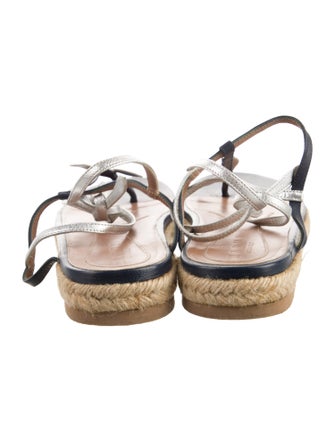 Marni Leather T-Strap Sandals