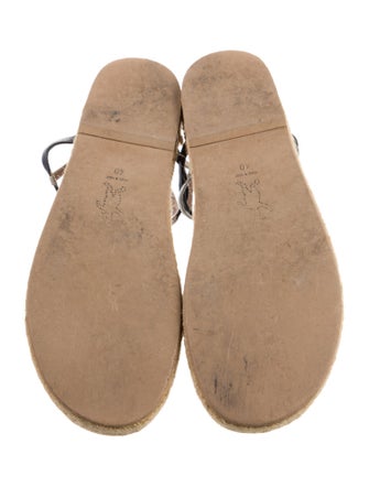 Marni Leather T-Strap Sandals