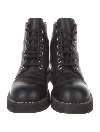 Marni Leather Combat Boots