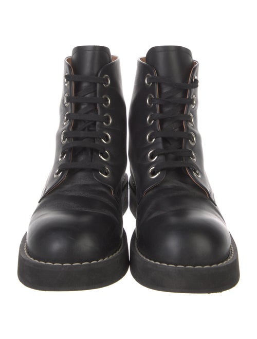 Marni Leather Combat Boots