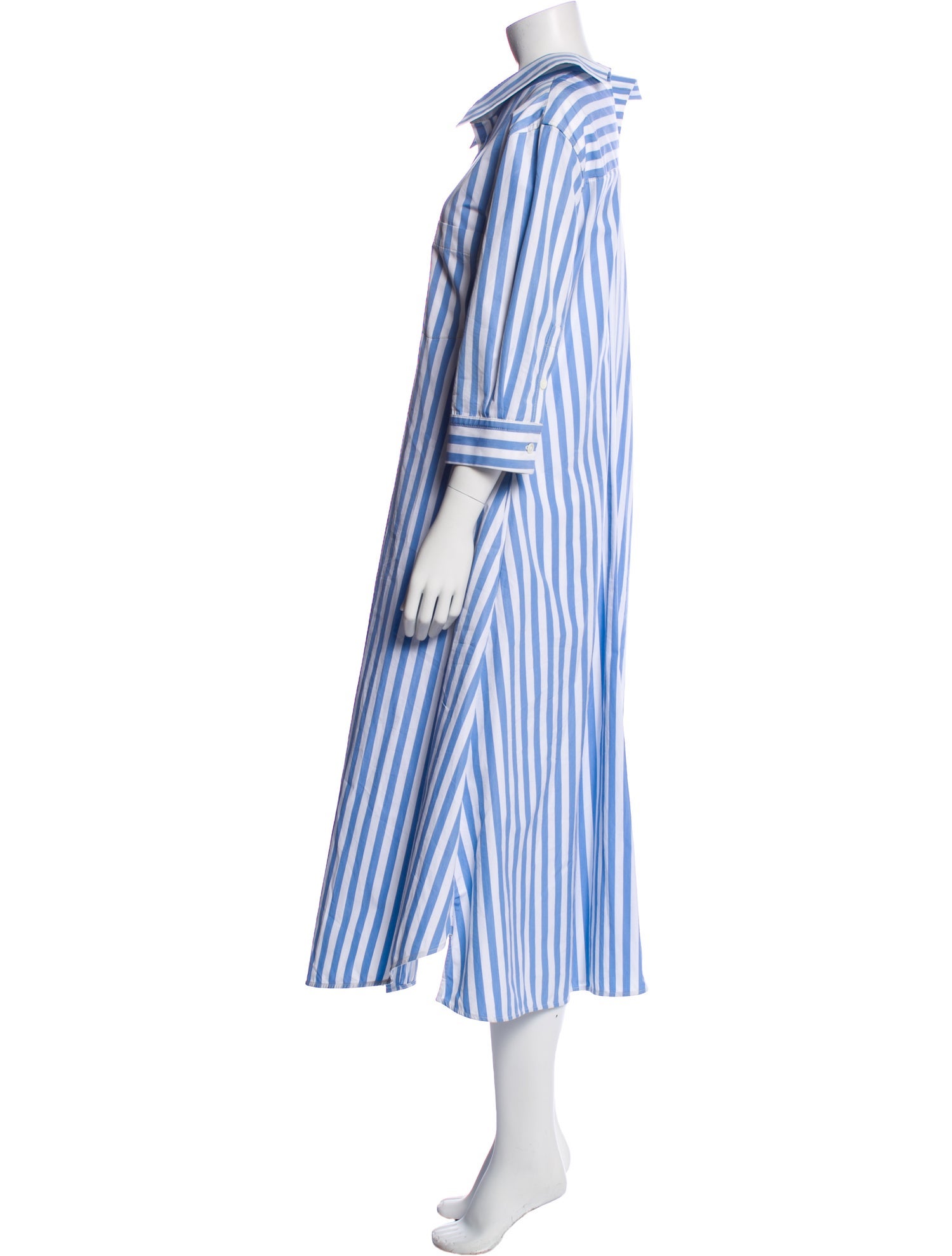 Marni Striped Midi Length Dress