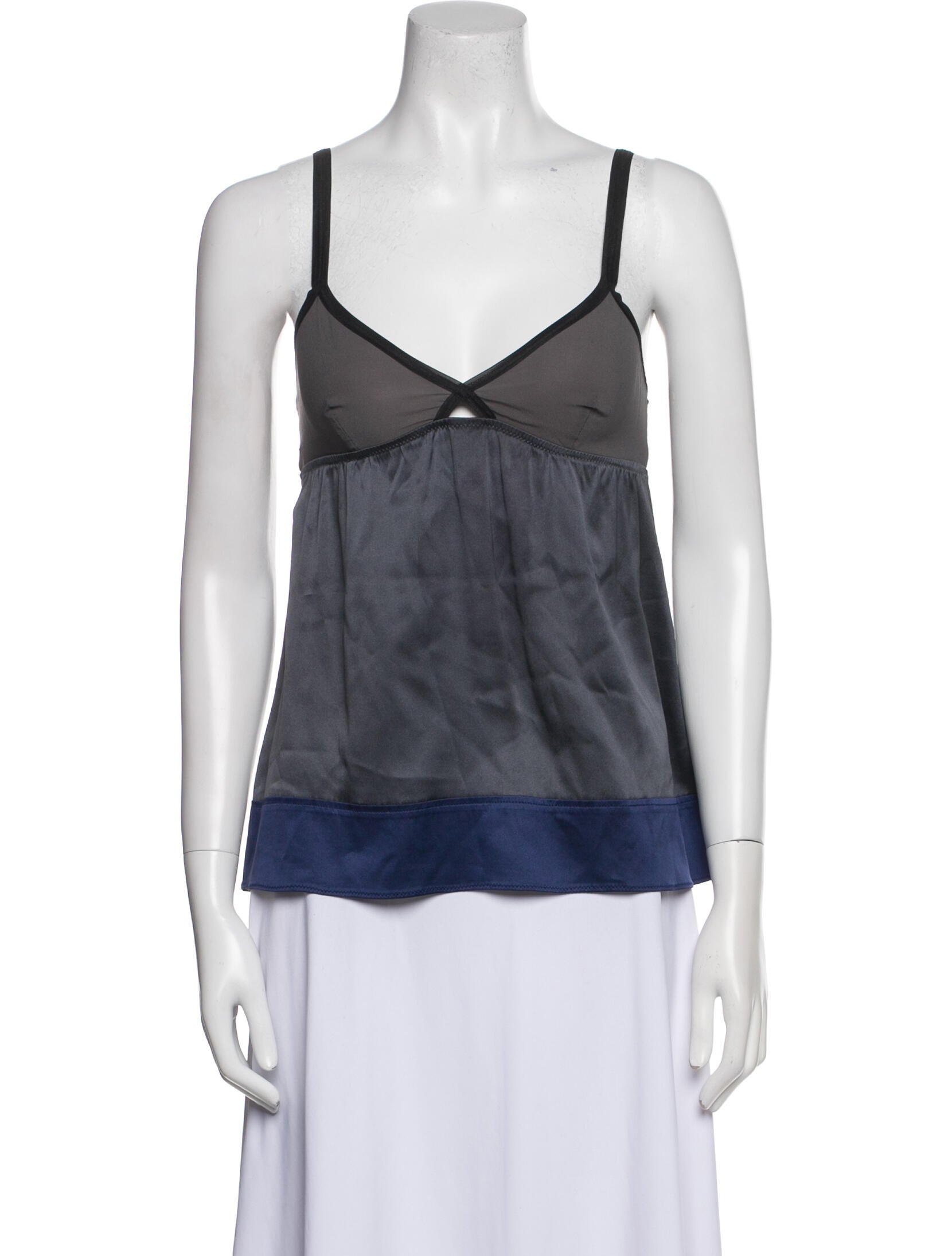 Marni Silk V-Neck Top