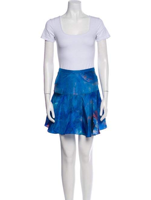 Marni Silk Tie-Dye Print Skirt Set