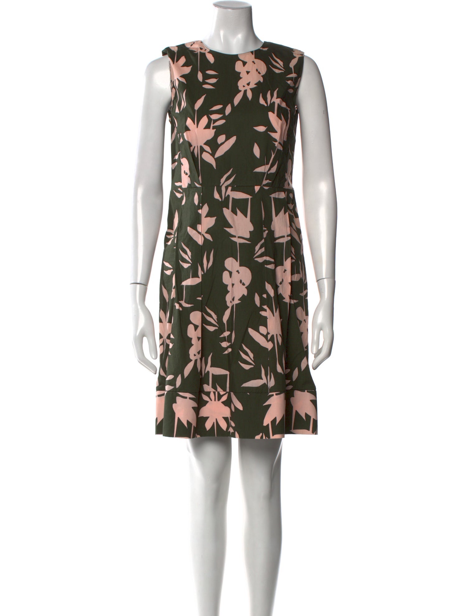 Marni Floral Print Mini Dress