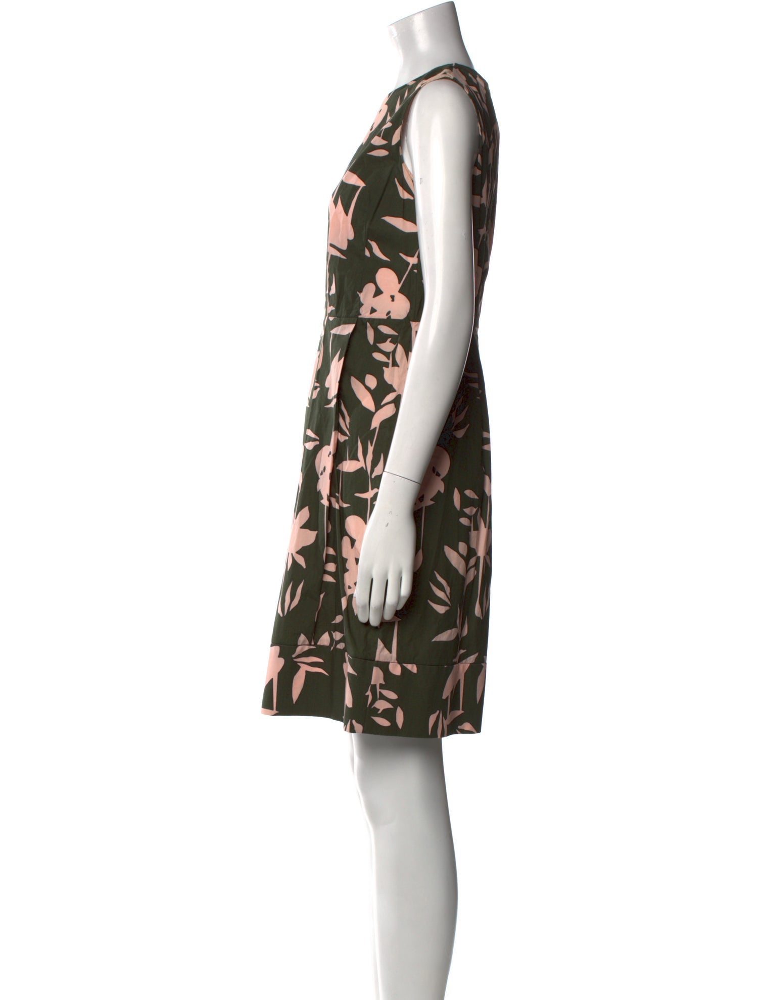 Marni Floral Print Mini Dress
