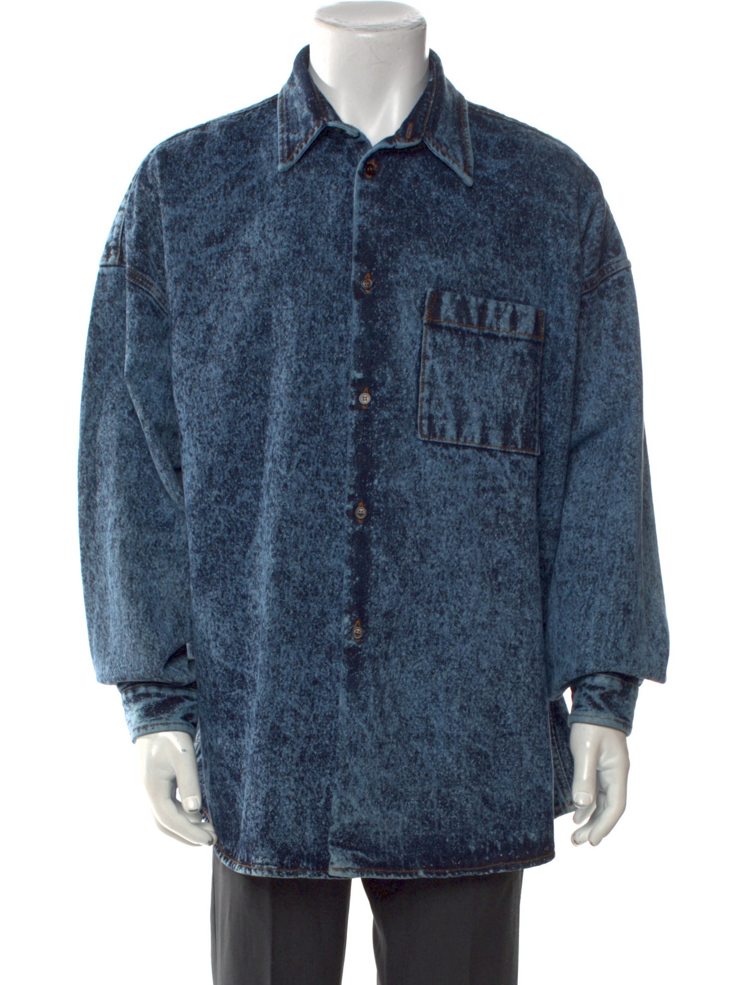 Marni Long Sleeve Denim Shirt