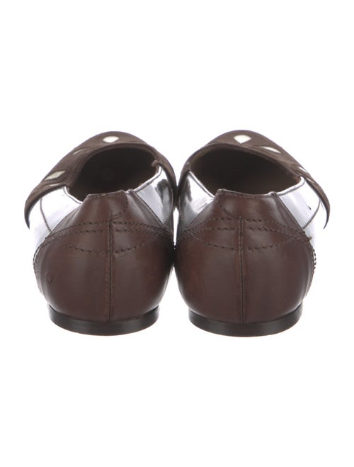 Marni Suede Colorblock Pattern Flats