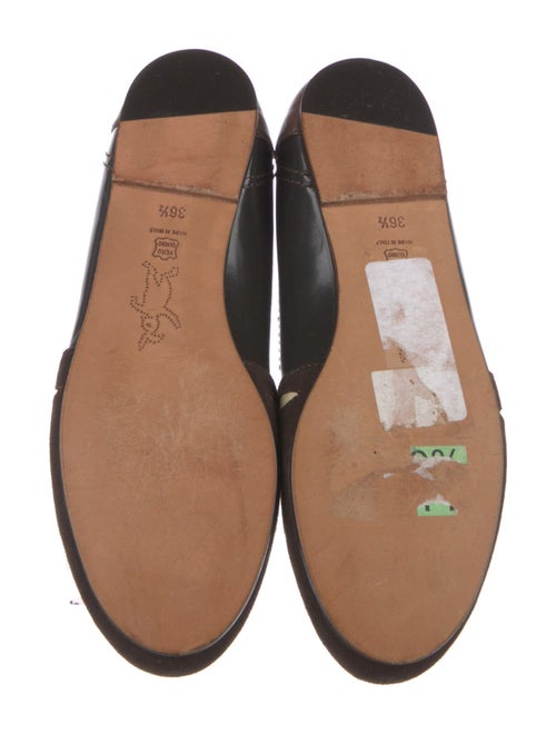 Marni Suede Colorblock Pattern Flats