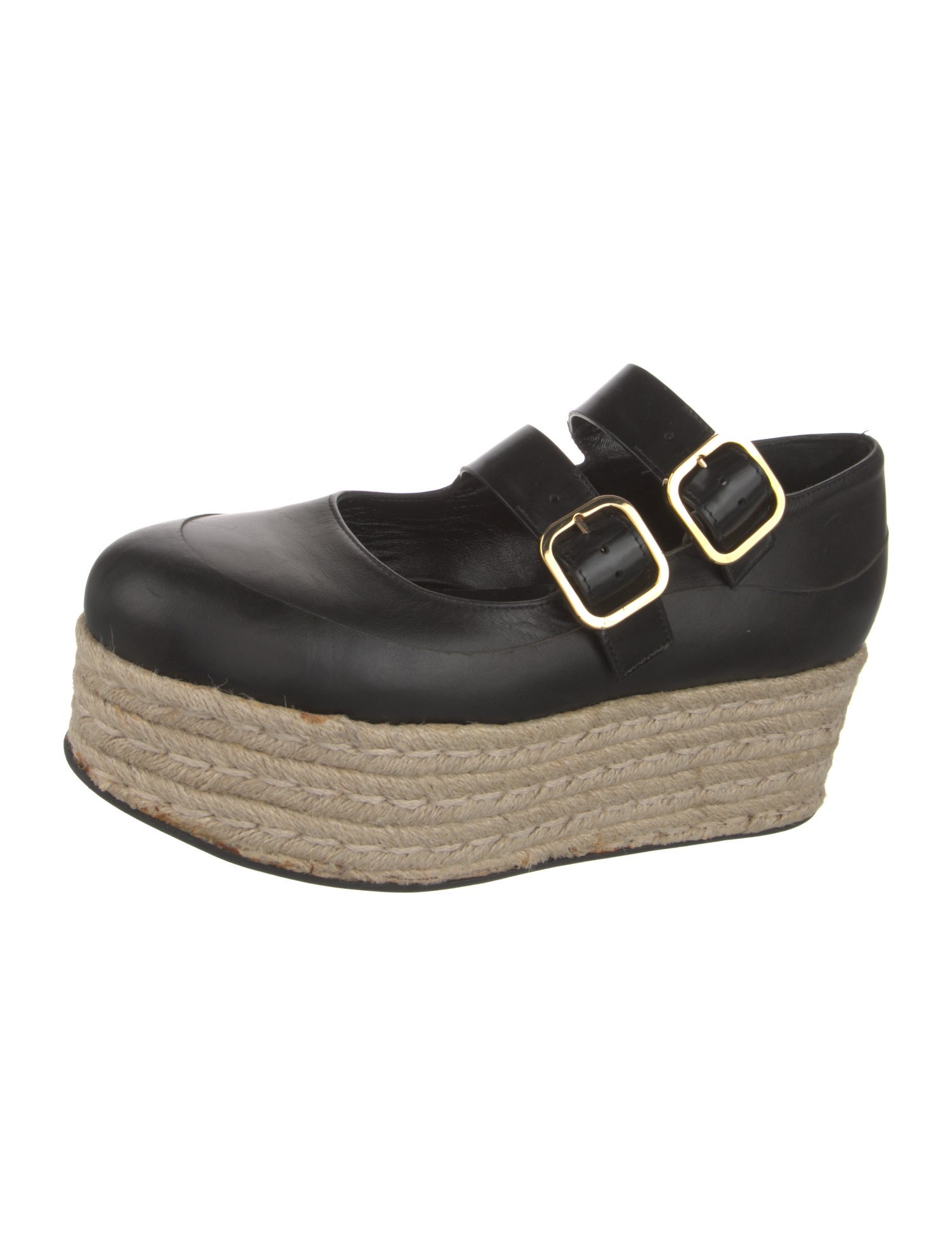 Marni Leather Mary Jane Flats