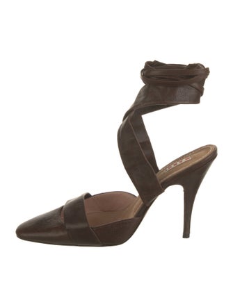 Marni Leather Slingback Pumps
