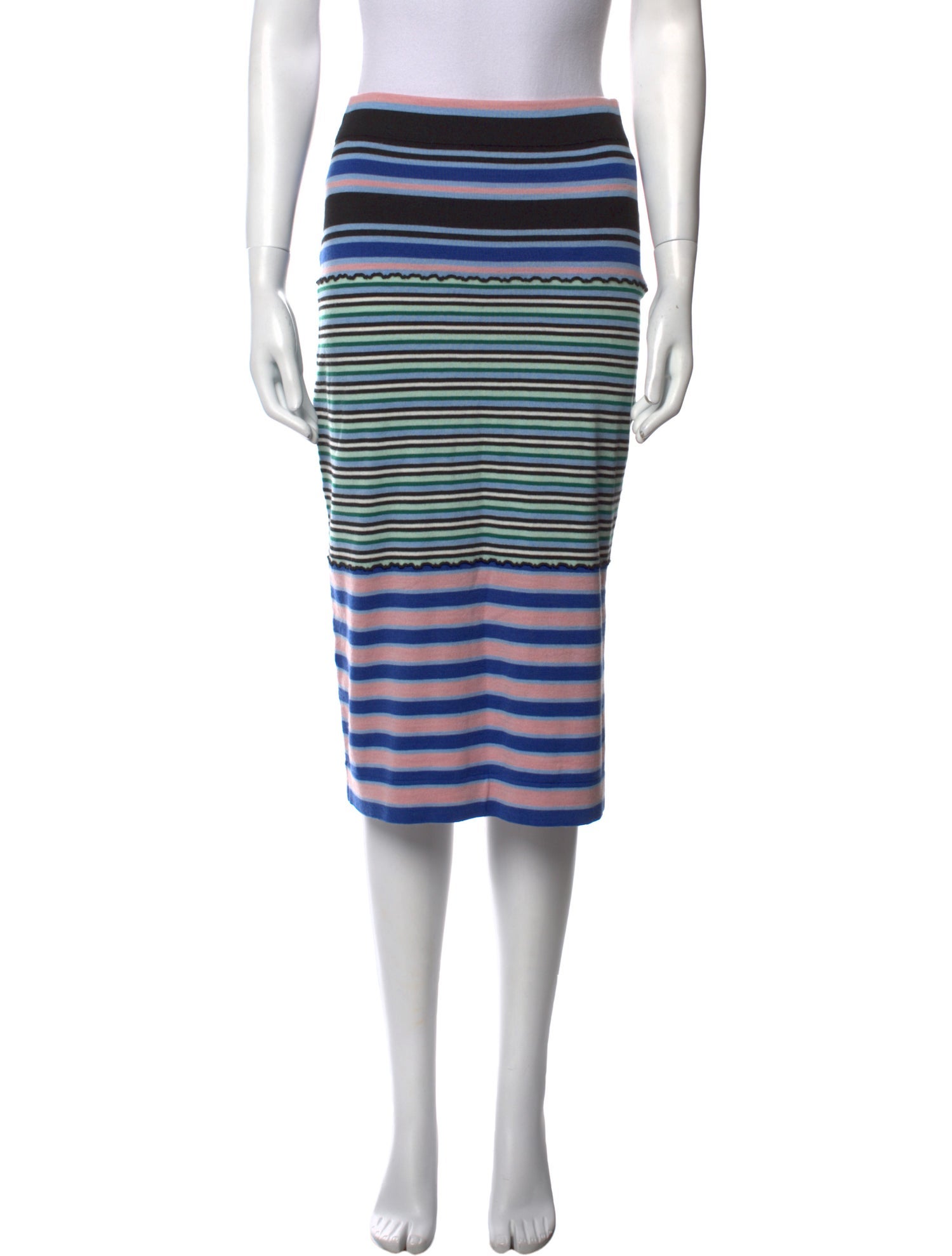 Marni Striped Knee-Length Skirt