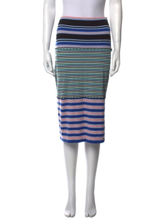 Marni Striped Knee-Length Skirt