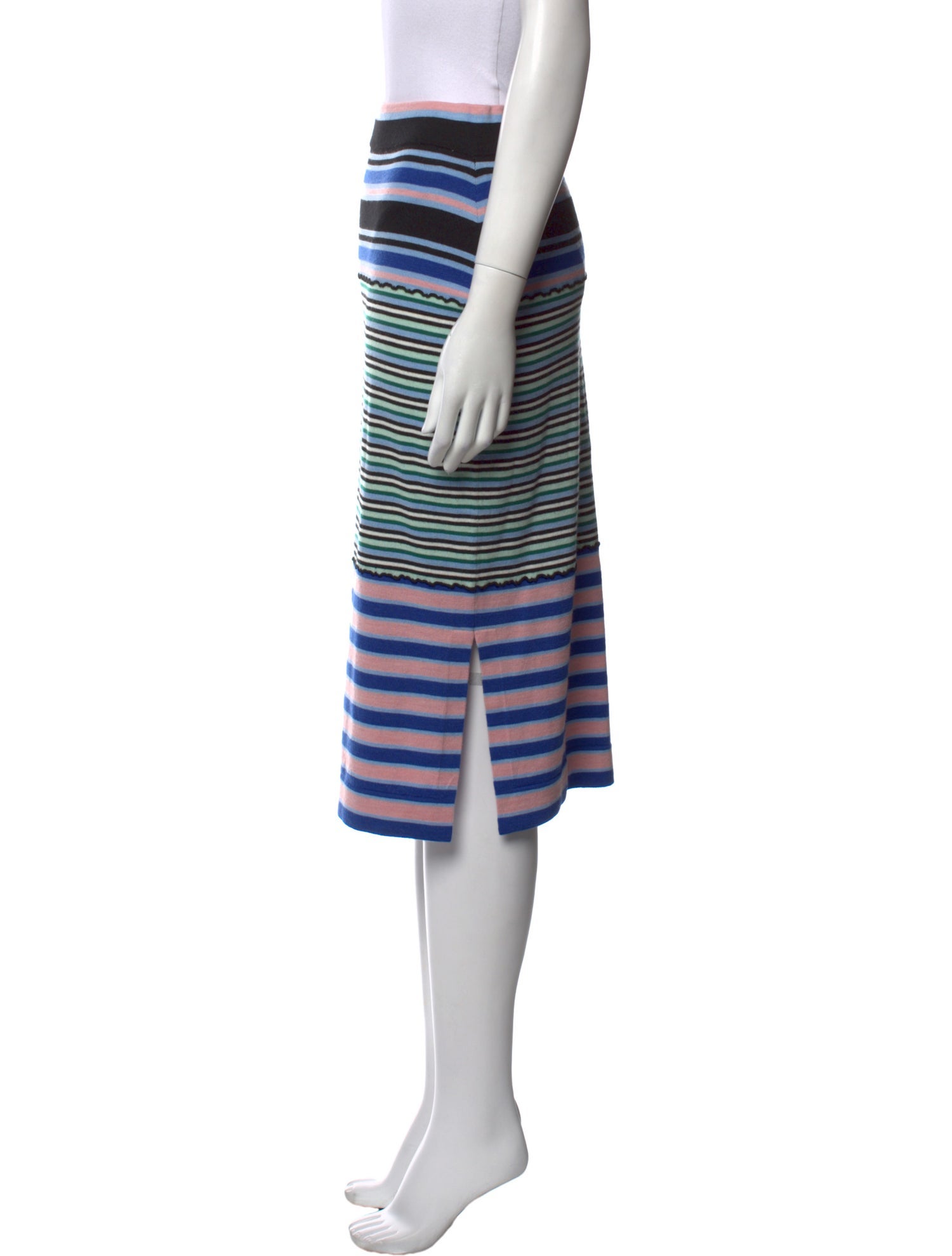 Marni Striped Knee-Length Skirt