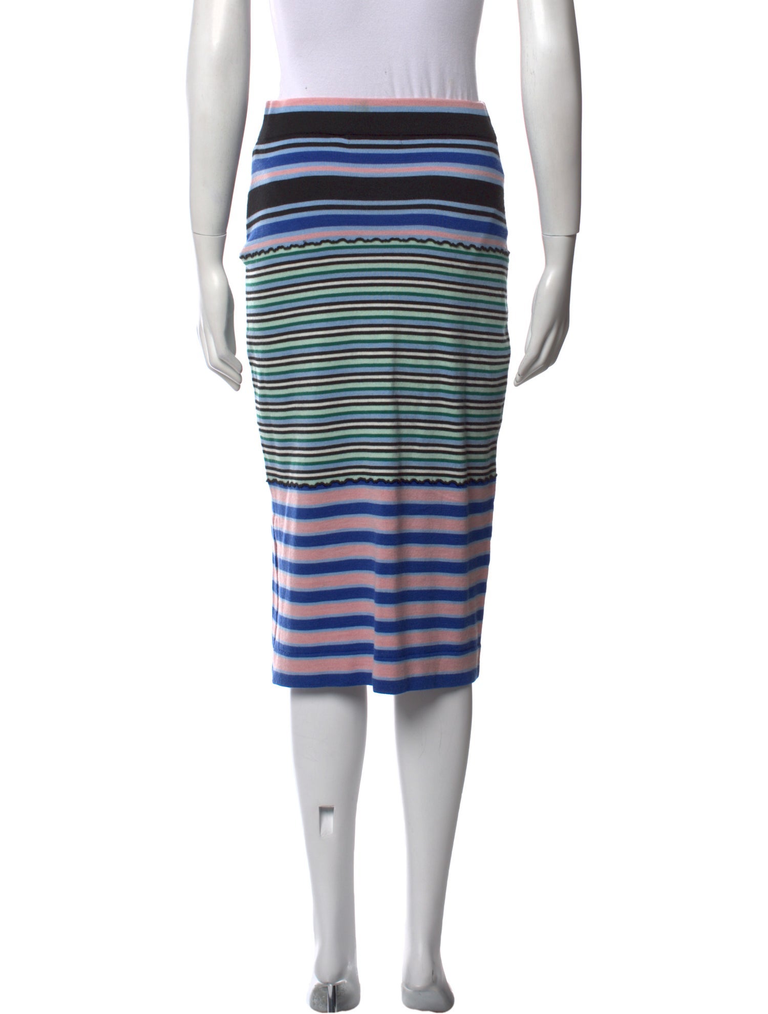 Marni Striped Knee-Length Skirt
