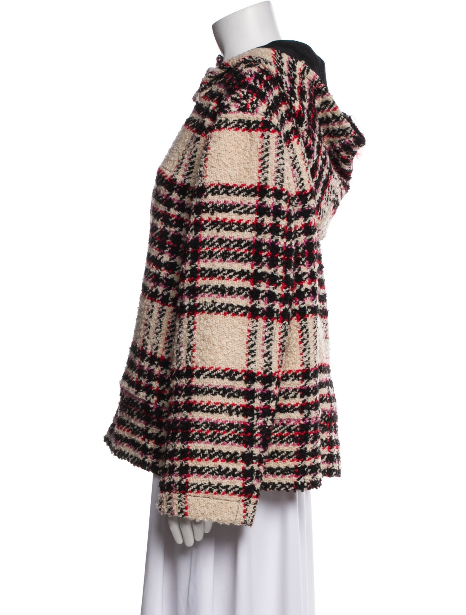 Marni Virgin Wool Plaid Print Jacket