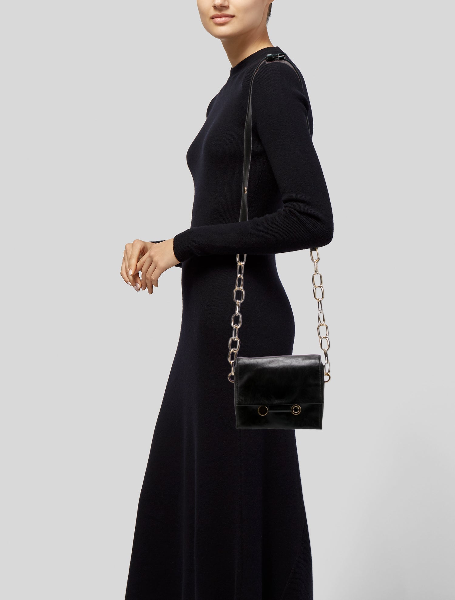 Marni Leather Evening Bag