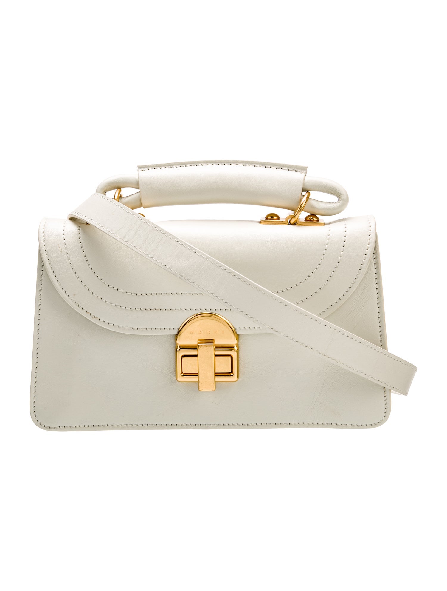 Marni Leather Shoulder Bag