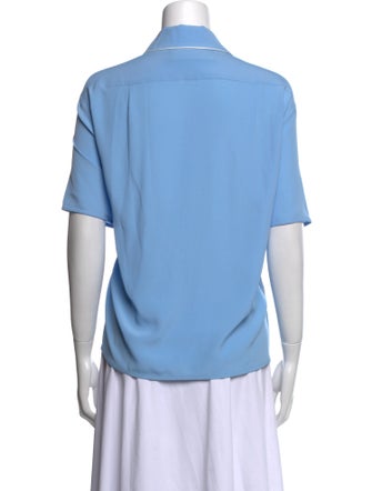 Marni Short Sleeve Button-Up Top