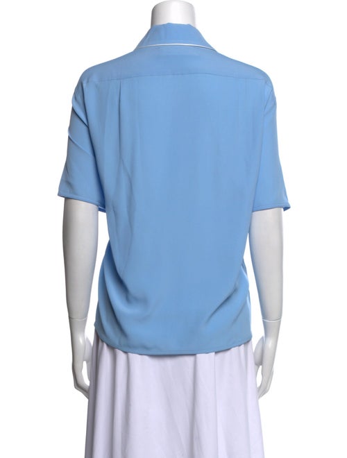 Marni Short Sleeve Button-Up Top
