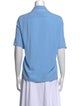 Marni Short Sleeve Button-Up Top