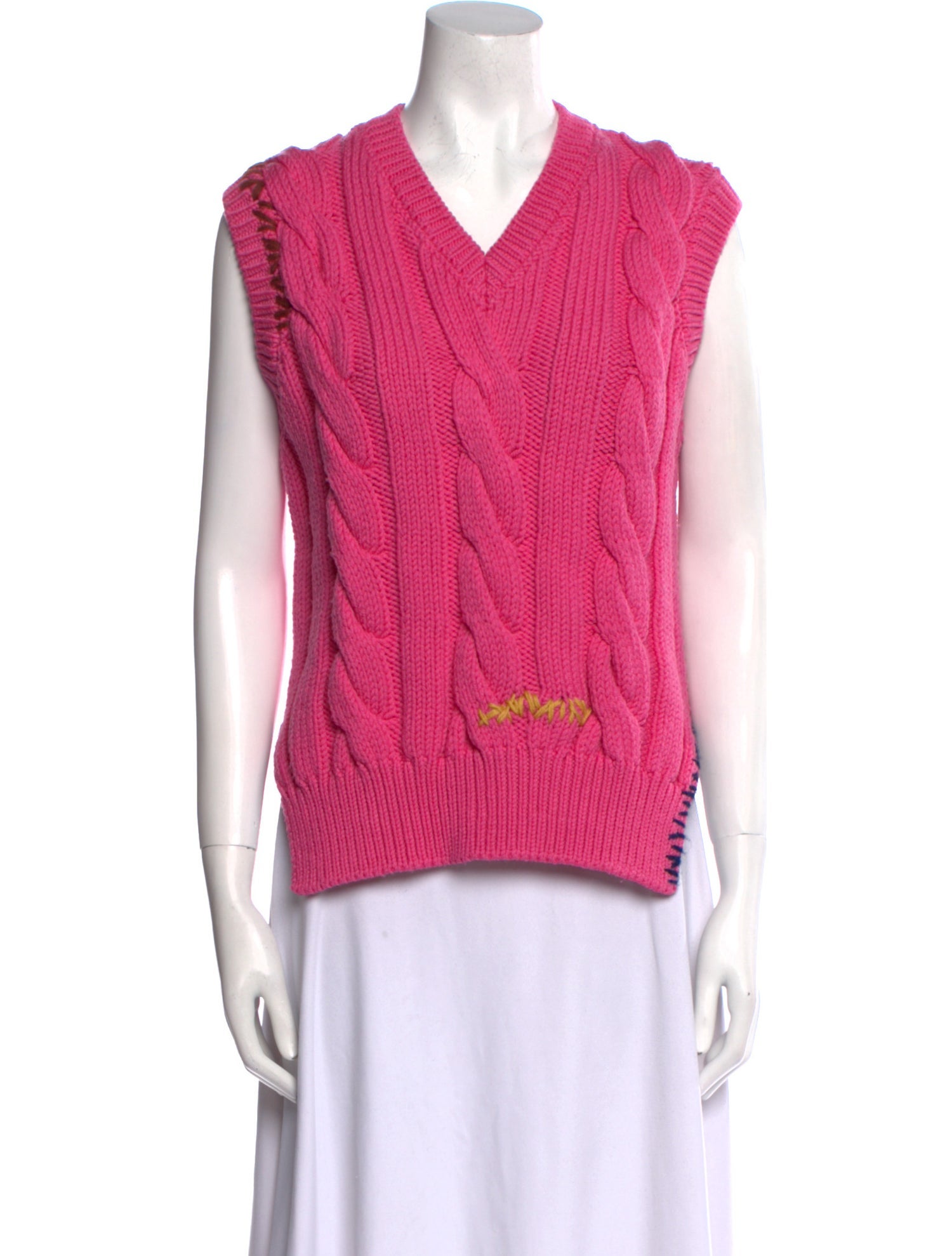 Marni Virgin Wool V-Neck Sweater