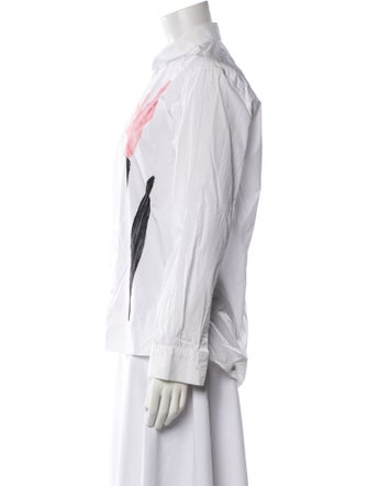 Marni Long Sleeve Button-Up Top