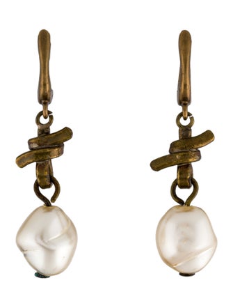Marni Faux Pearl Drop Earrings