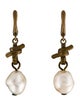 Marni Faux Pearl Drop Earrings