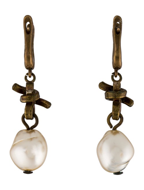 Marni Faux Pearl Drop Earrings