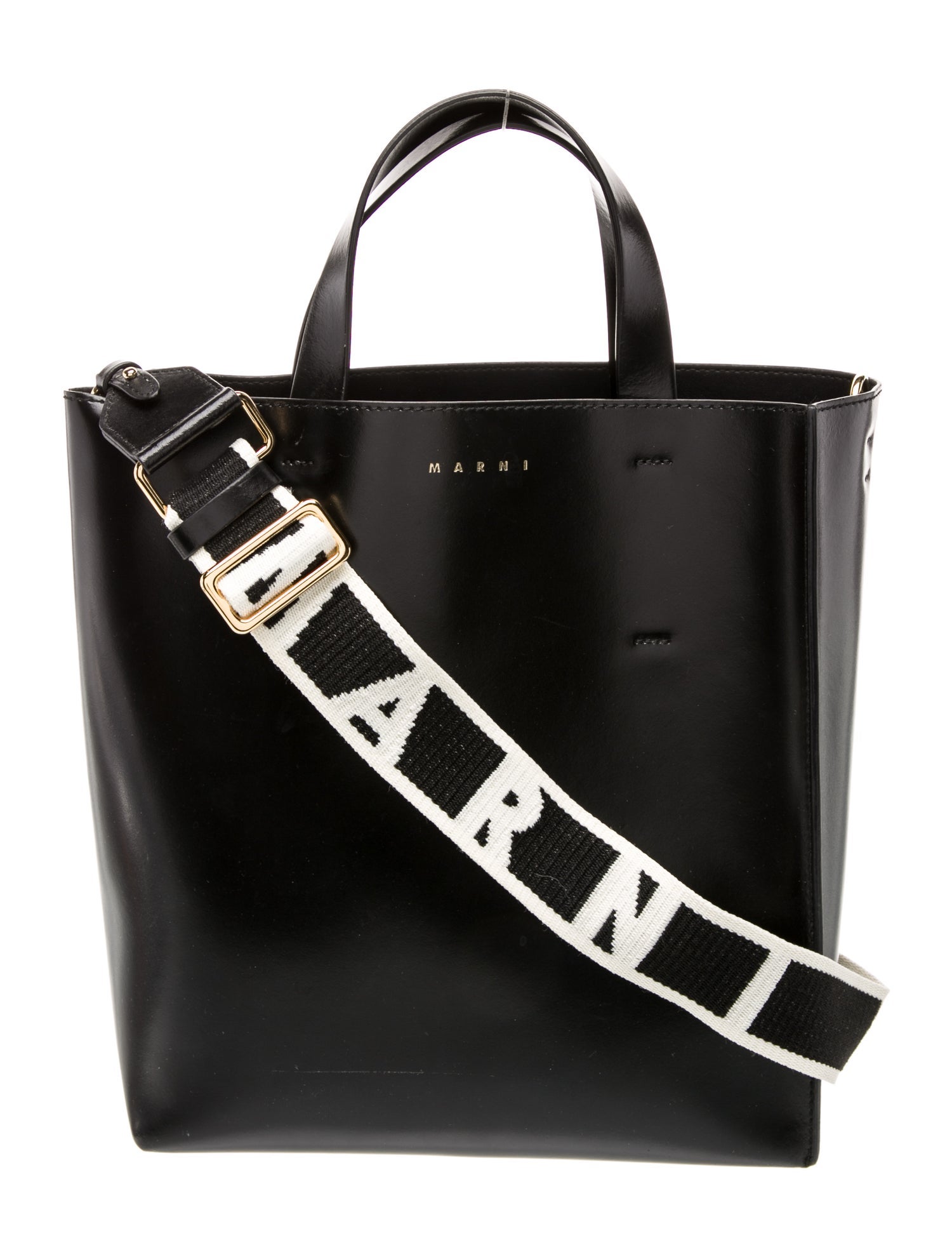 Marni Leather Top Handle Bag