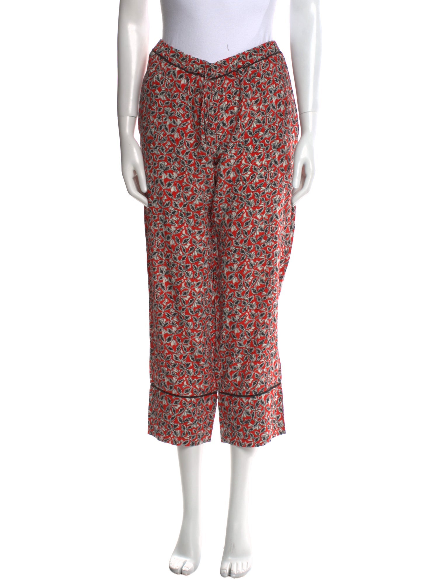 Marni Silk Straight Leg Pants