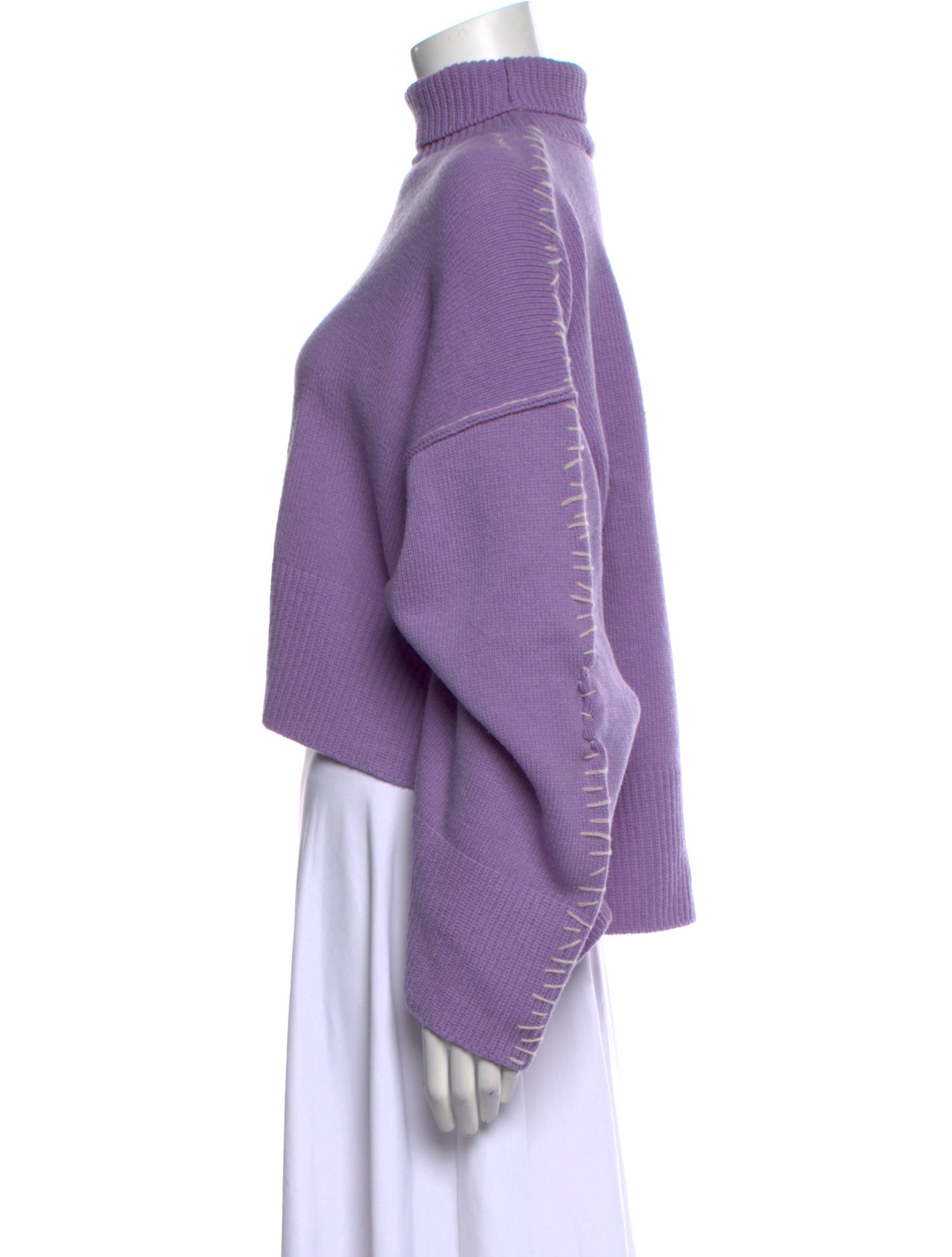 Marni Virgin Wool Mock Neck Sweater