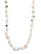 Marni Faux Pearl & Enamel Layered Bead Necklace